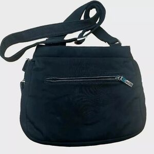 HOBO International Nylon Crossbody black bag purse Classic Outdoors Minimalist